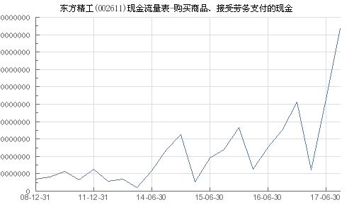 東方精(jīng)工(gōng) 002611 購(gòu)買商(shāng)品 接受勞務(wù)支付的現金